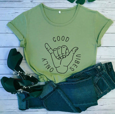 American Alphabet Street Casual T Sleeve