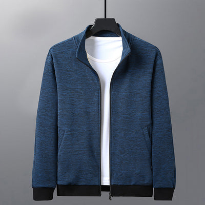 Jacket With A Stand-up Collar Casual Jacket