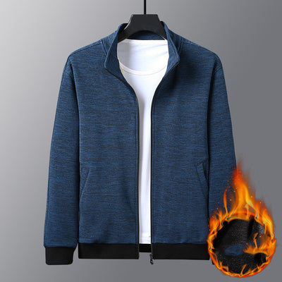 Jacket With A Stand-up Collar Casual Jacket
