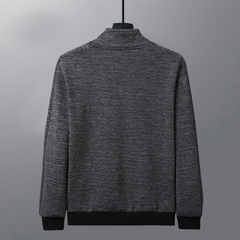 Jacket With A Stand-up Collar Casual Jacket