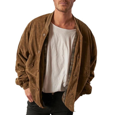 Men's Solid Color Casual Men's Jackets