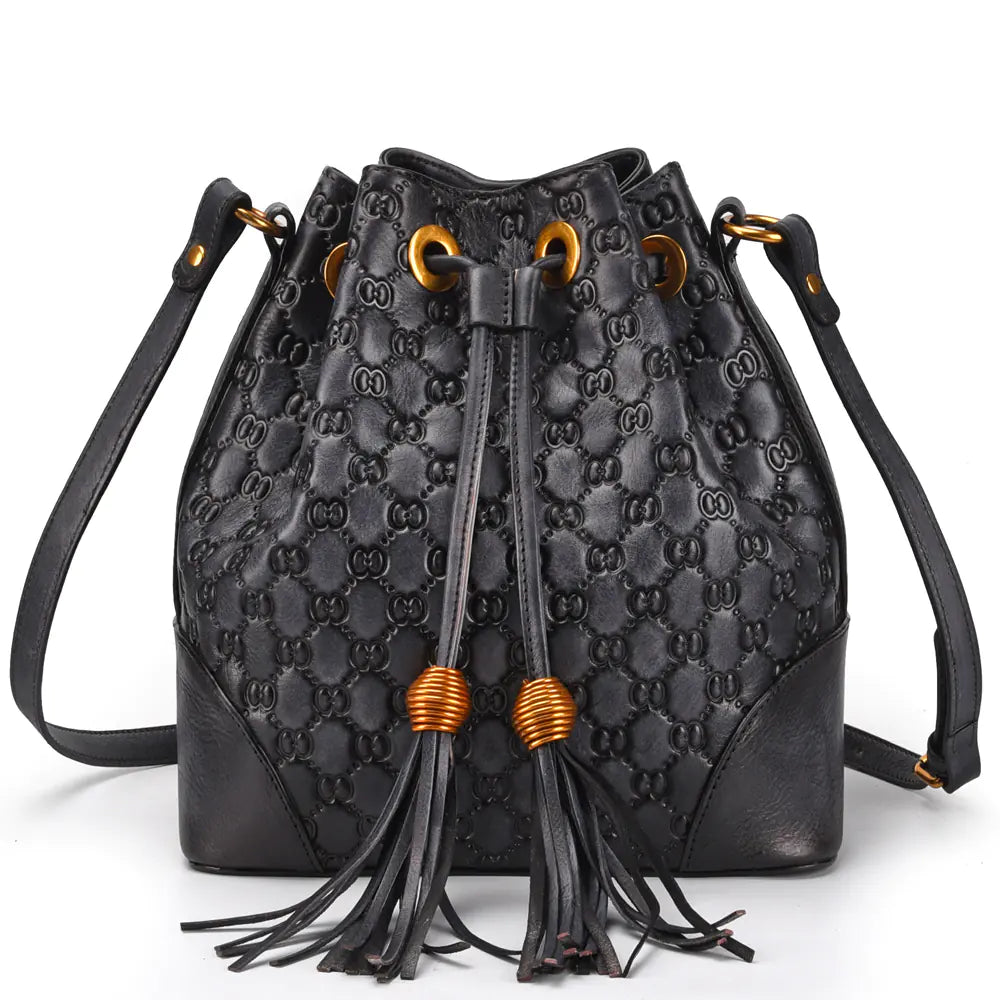 Stylish Fringe Bucket Bag